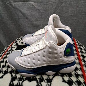 %Size 9.5 Nike Air Jordan 13 XIII Retro French Blue Men AJ15